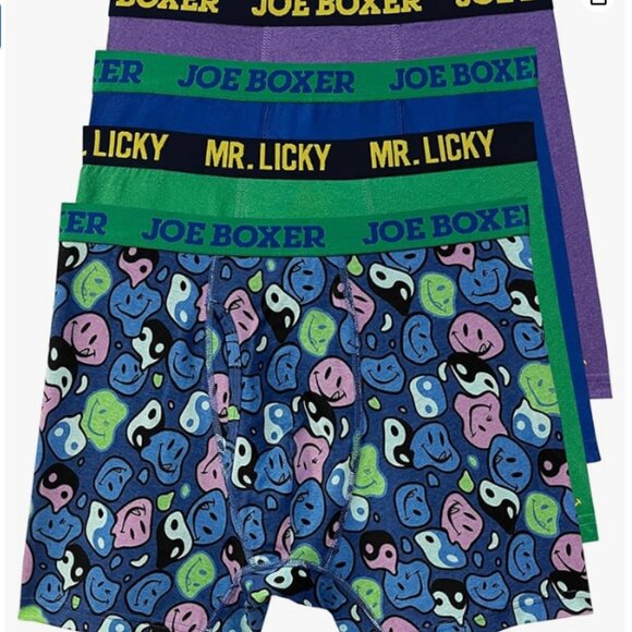 JOE BOXER Mens Boxer Briefs 4-Pack S - Picture 1 of 1